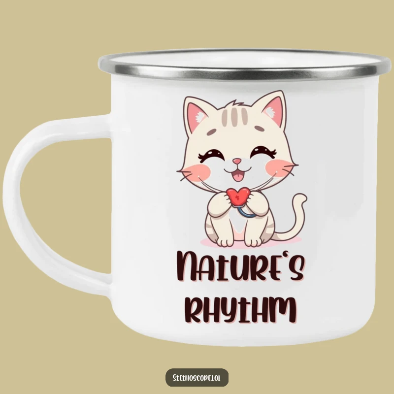 Funny Cat Doctor Camping Mug: Outdoor Care and a Perfect Funny Gift