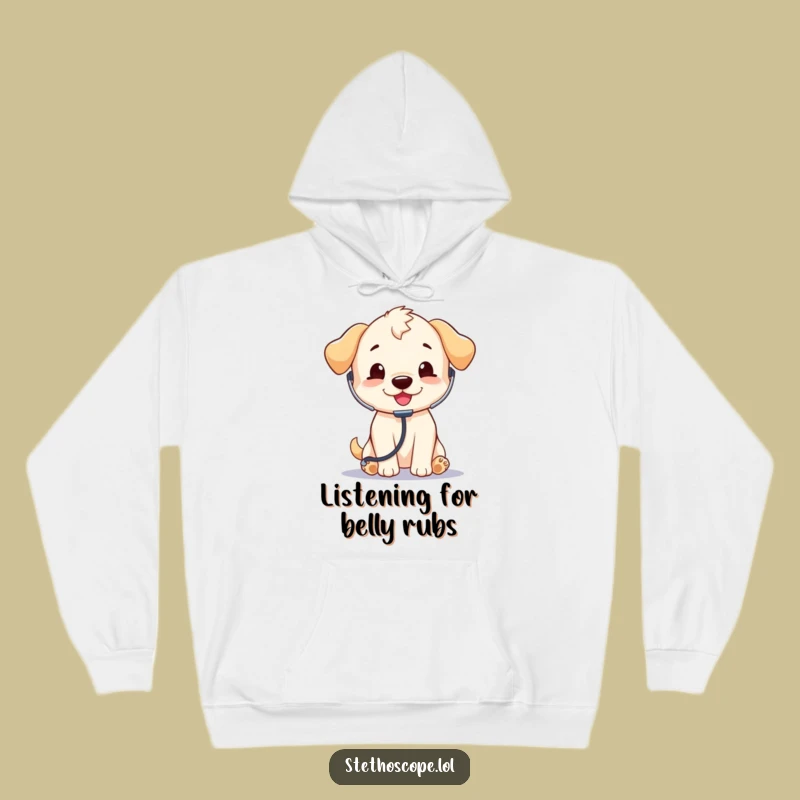 Cozy Funny Puppy Doctor Hoodie: Warm and Playful Gift