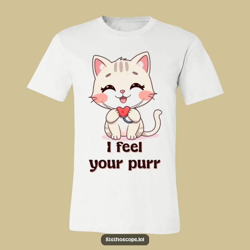 Funny Cat Doctor T-Shirt: Caring Vibes and a Perfect Funny Gift